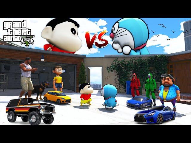 Shinchan and Doraemon Fight For Mini Rc Super Car in GTA 5