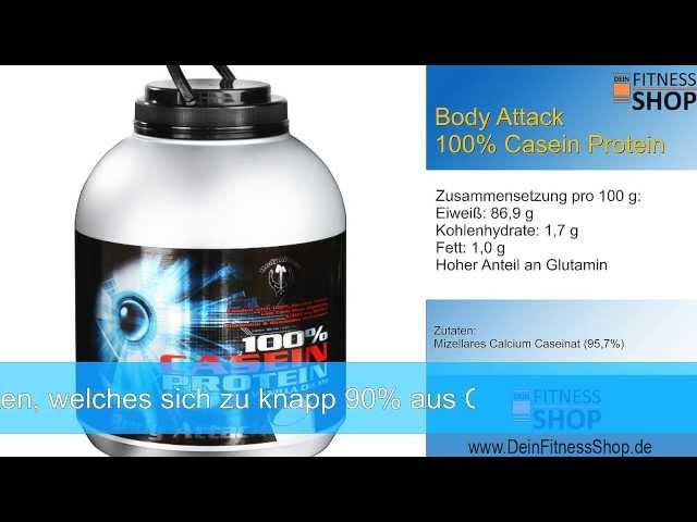 Body Attack 100% Casein - Test, Erfahrungen und Einnahme des Casein Protein