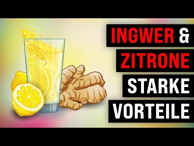 6 unglaubliche Vorteile von Ingwer- und Zitronenwasser