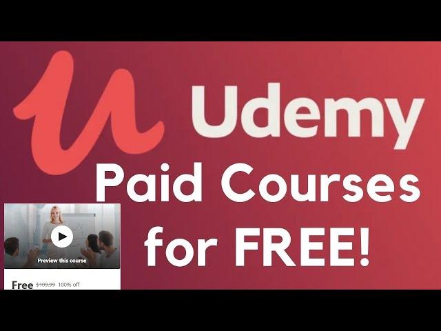 Udemy Coupon Code 2021 | Get Udemy Paid Courses for FREE |100% OFF Coupon | Udemy Free Courses Daily