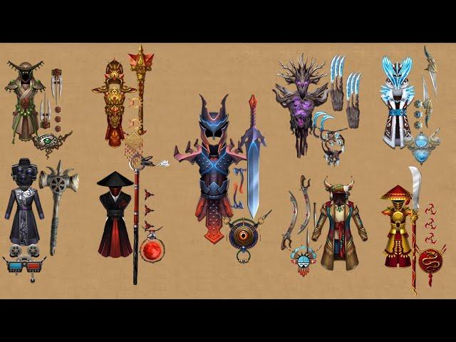 Shadow Fight 2 || All Mythical Set 「iOS/Android Gameplay」