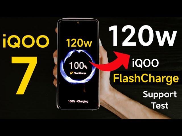 iQOO 7 120w Vivo Fast Charging Support Test Working or not 