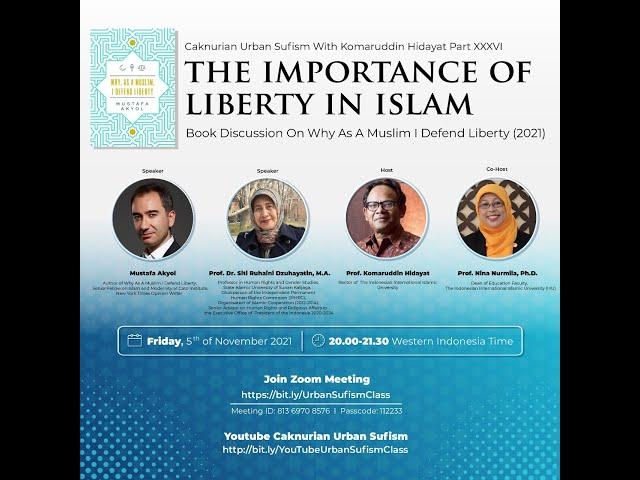 The Importance of Liberty in Islam - CakNurian Urban Sufism Class with Komaruddin Hidayat 2.0