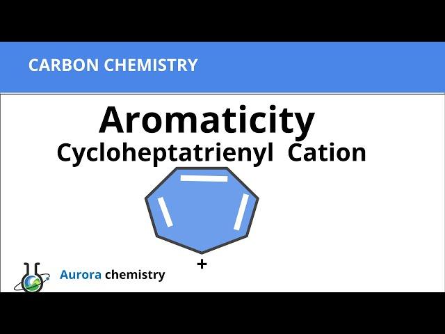 Why is Cycloheptatrienyl cation aromatic?