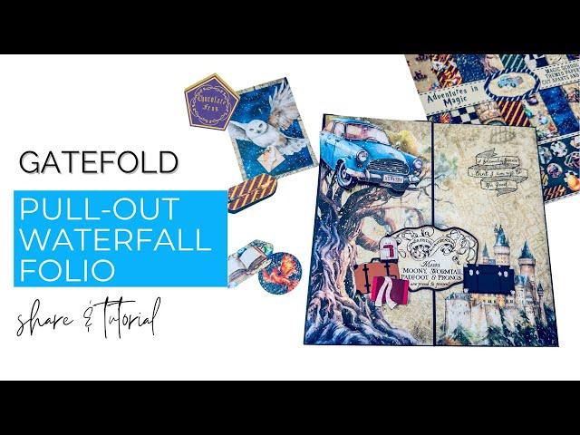 Gatefold Pull-Out Waterfall Folio | Harry Potter Themed