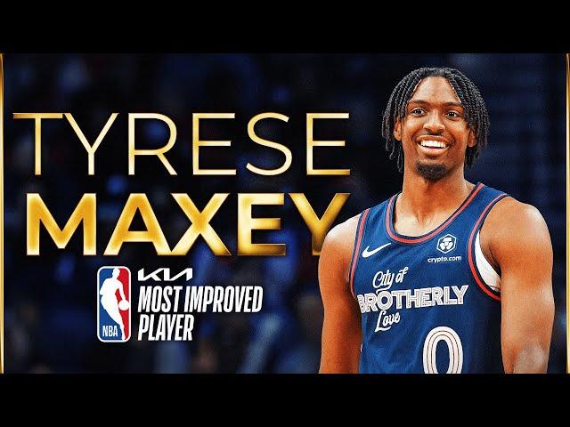 Tyrese Maxey is the 2023-2024 Kia NBA Most Improved Player! #KiaMIP