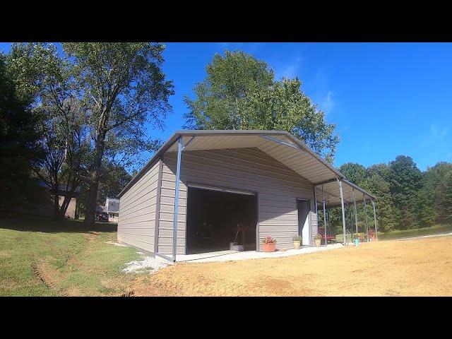 Steel Building vs Pole Barn - Walk-through review of Steel Building