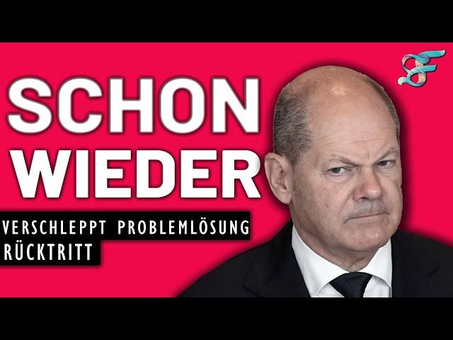 Probleme machen kann der Olaf Scholz