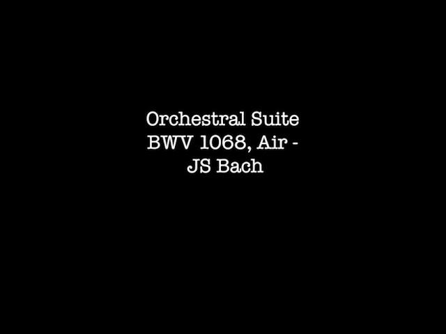 Danilo Del Tufo plays Orchestral Suite BWV 1068, Air - JS Bach