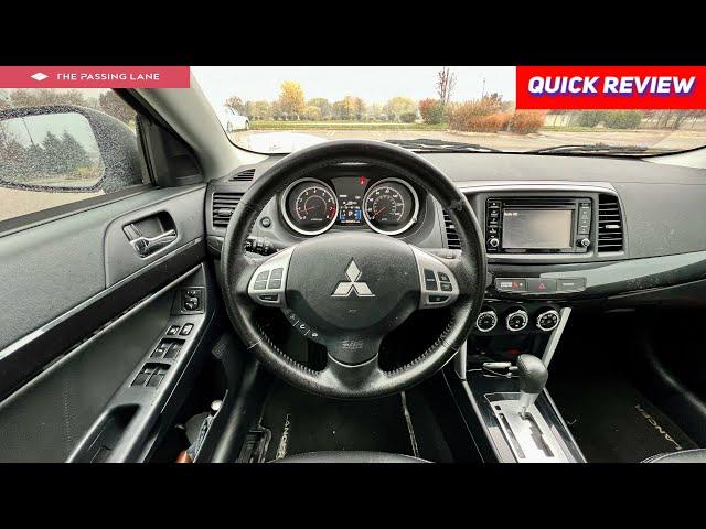 2017 Mitsubishi Lancer SEL 2.4L AWD | POV Quick Review Driving Impressions