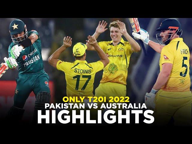 Full Highlights | Pakistan vs Australia | Only T20I 2022 | PCB | MM2A | #PAKvAUS | #SportsCentral