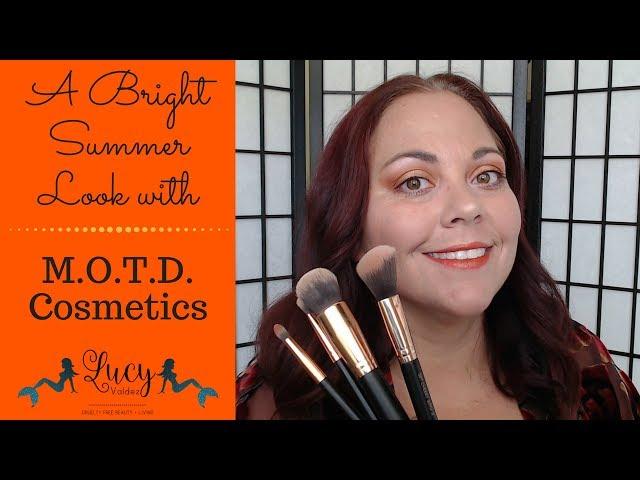 A Bright Summer Look with M.O.T.D. Cosmetics