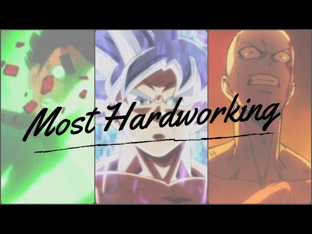 Top 15 most hardworking anime characters | rock lee, goku, saitama