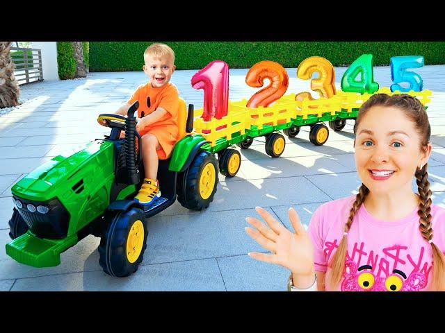 Learning Numbers with Oliver:  Fun Tractor Ride