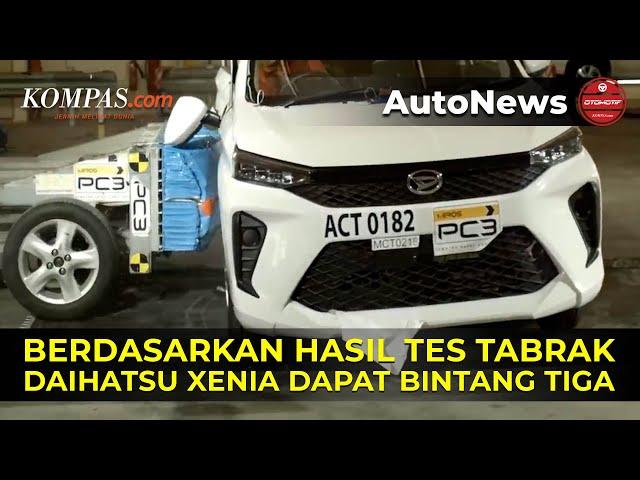 Daihatsu Xenia Dapat Bintang Tiga Hasil Tes Tabrak ASEAN NCAP