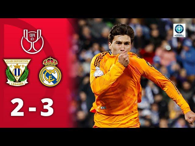 GG Gonzalo García! Youngster schießt Real ins Halbfinale | CD Leganés - Real Madrid