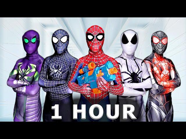 TEAM SPIDER-MAN Live Action Story IN REAL LIFE ( 1 Hour ) || Season 2