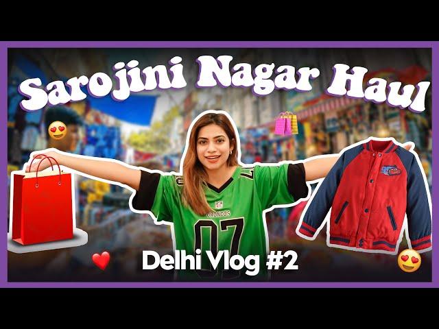 Shopping at Sarojini Nagar Delhi  || Sarojini Haul || Nagma Mirajkar