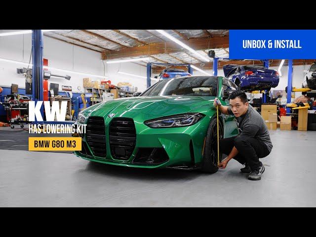 Lowering G80 M3 with KW HAS Height Adjustable Springs | SVBimmer