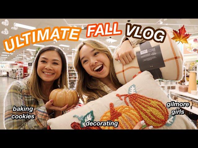 THE ULTIMATE FALL VLOG 2022 | decorating my room, baking cookies, & more!  *the vibes are great*