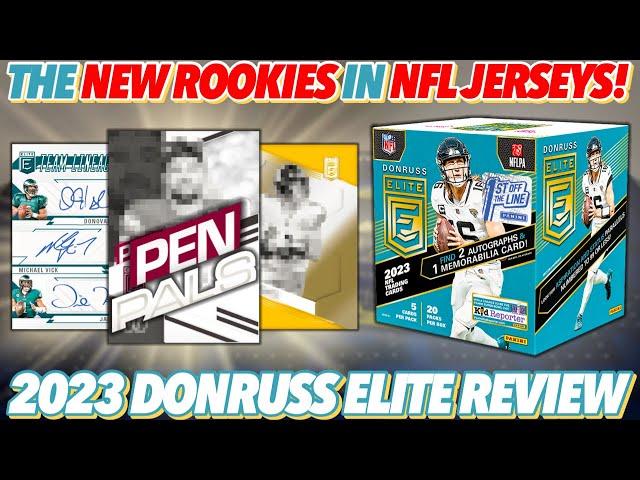 THE NEW ROOKIES IN THEIR NFL JERSEYS!  2023 Panini Donruss Elite Football FOTL Hobby Box Review