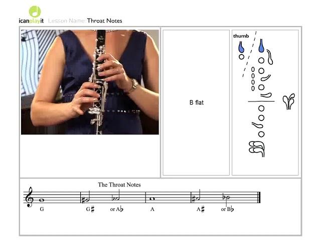 Emma Johnson talks about the throat notes on the clarinet