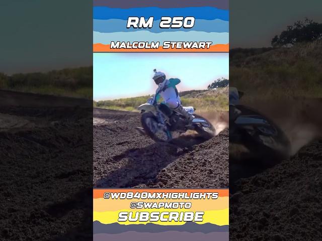 Malcolm Stewart Shredding a RM250 Dirtbike - Tampa Supercross #supercross #supermotocross #dirtbike