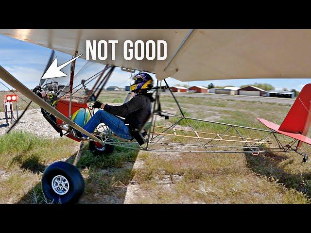 MAIDEN FLIGHT goes BAD on landing. Abandon airplane PART 6.