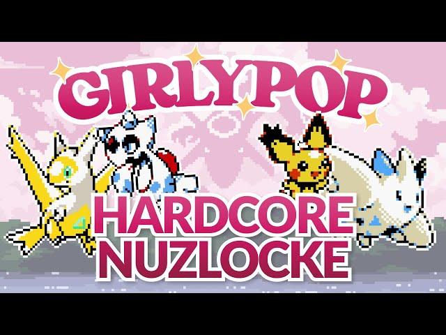 I nuzlocked a retro Emerald rom hack with only girlypop Pokémon