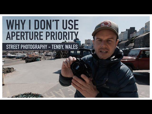 Why I don't like aperture priority! - Don't make these mistakes! Street photography in Tenby, Wales