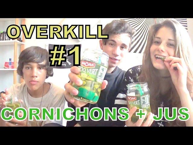 [Défi Overkill #1] Manger un pot de cornichons + boire le jus - Babké 974