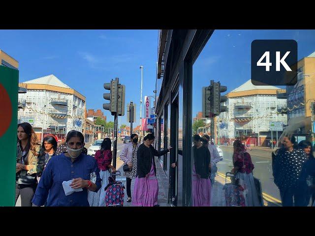 4K Leicester  "LITTLE INDIA"  Walking From Melton Road Down To Belgrave Road ‍️ 2021