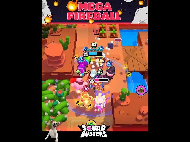 mega fireball Ability in squad Busters #supercell #squadbusters #brawlstars #india #gaming #squad