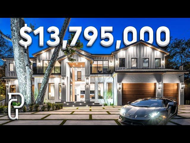 We Are Back! Inside a $13,795,000 Farmhouse in Encino California! | Propertygrams Mansion Tour