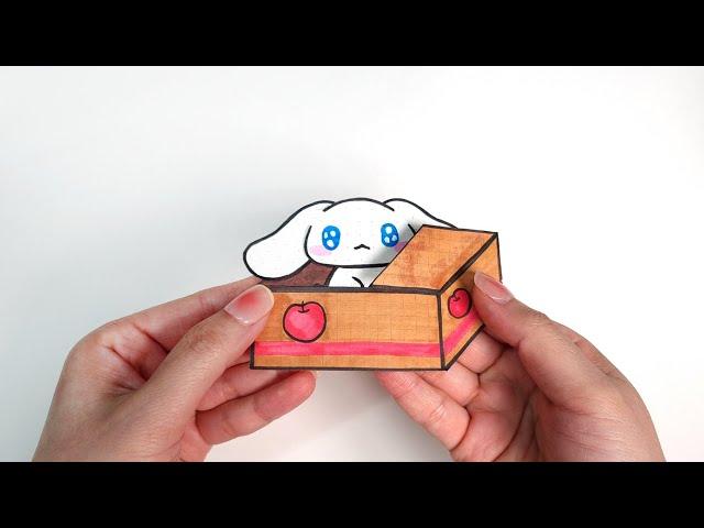 시나모롤이 버려졌어요시나모롤 키우기 | Cinnamoroll care Blind Bag tutorial | 종이놀이 asmr