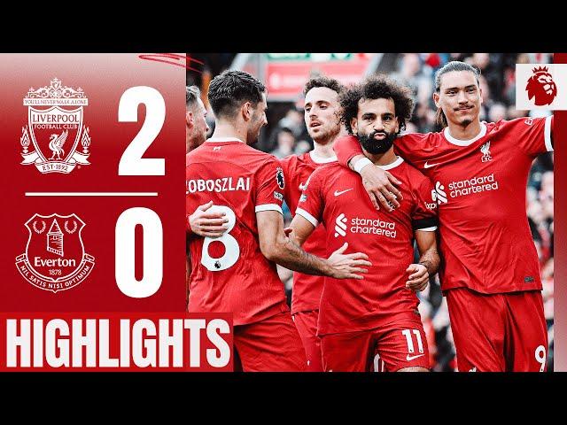 HIGHLIGHTS: Mo Salah scores TWICE to win Merseyside derby! | Liverpool 2-0 Everton