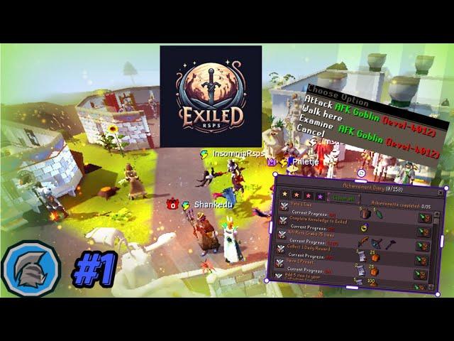 This is the *BEST* way to start ironman on this server! #1 Exiled RSPS - $100 store credit GIVEAWAY