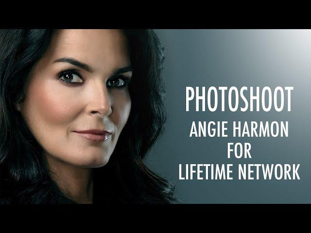 Angie Harmon for Lifetime Network | Photo Shoot Behind the Scenes!