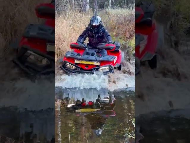 Чуть не утопил новый квадрик #cforce520l #cfmoto #offroad #квадроцикл #atv #cforce1000