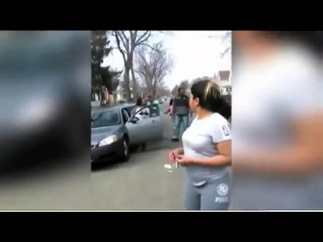 Girl run over after brutal street fight уличные драки лучшие бои