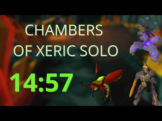 14:57 Ironman Solo Chambers of Xeric Speedrun OSRS (OLD)