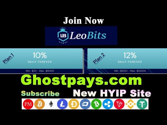 Leobits.io (New Hyip Site) | 0 Days Running Site