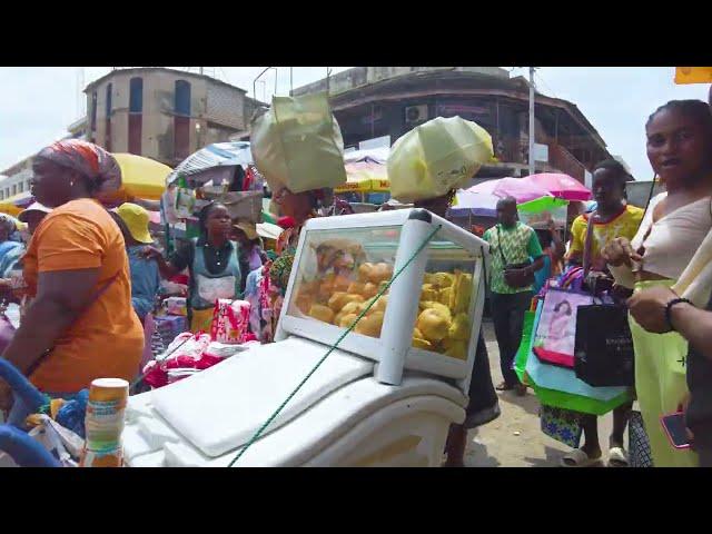 EXPLORE AFRICA STREET MARKET CITY GHANA ACCRA MAKOLA