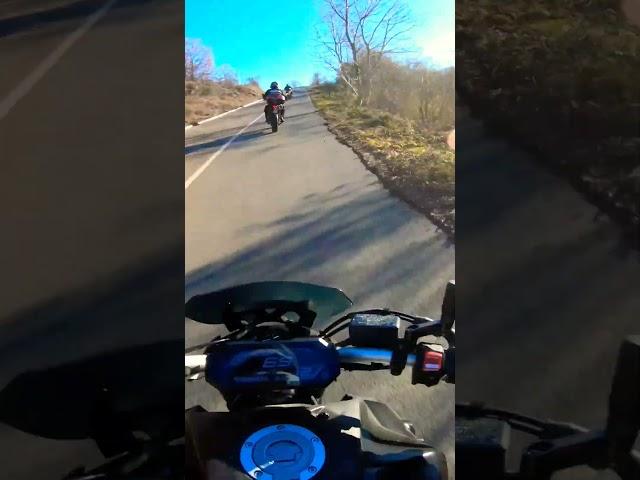 Chase winter hills. #motorcycle #yamaha #mt07