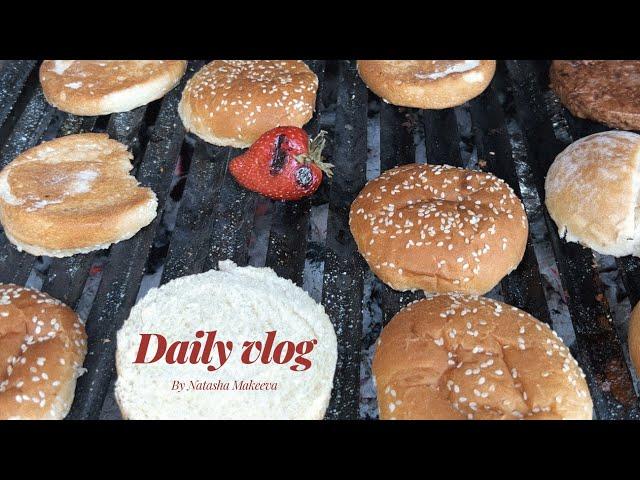 Walk through the cemetery |  BBQ with friends | Meat marinade recipe | Sunset on the roof   4K