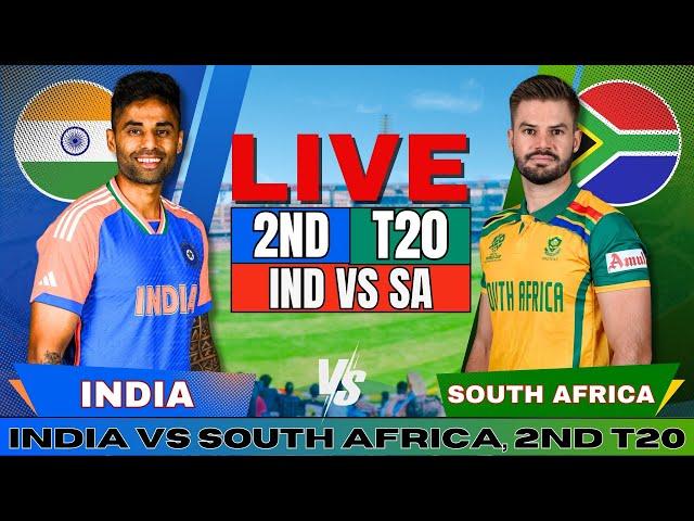  Live: India vs South Africa, 2nd T20 Match Score & Commentary | Live Cricket Match Today IND vs SA