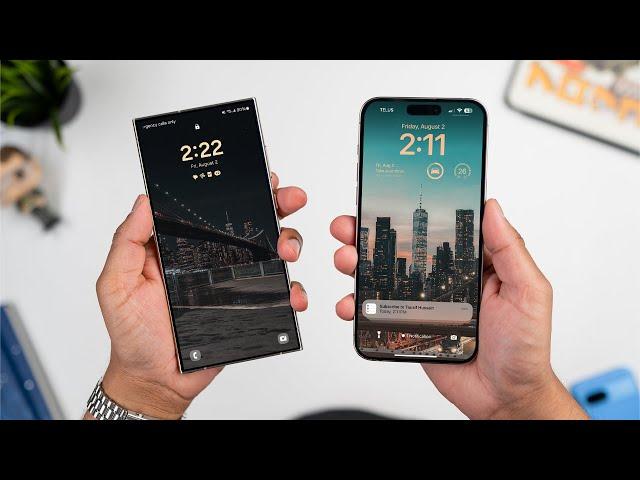 iPhone 15 Pro Max vs Samsung S24 Ultra - Which One Should You Buy? (Real World Experience)