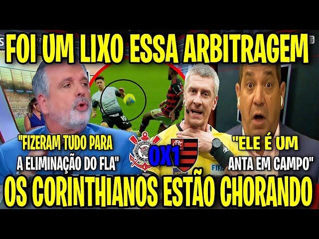 ZINHO E PASCOAL DETONARAM A ARBITRAGEM DE DARONCO " FOI UM LIX#!CORINTHIANS 0X0 FLAMENGO