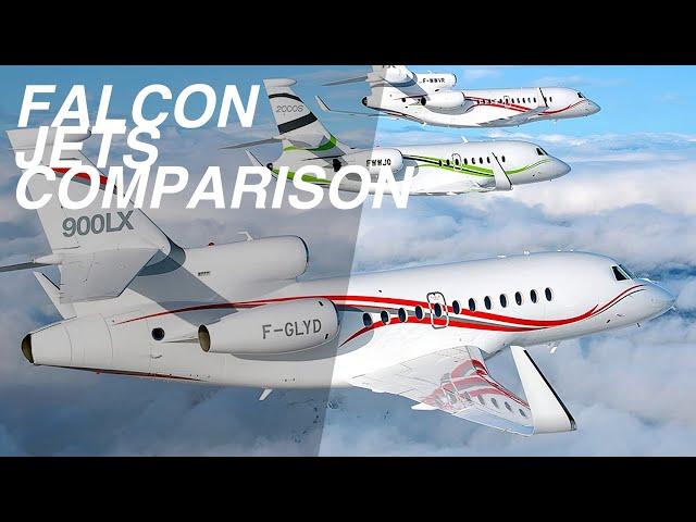 Top 3 Dassault Falcon Business Jets Comparison | Price & Specs