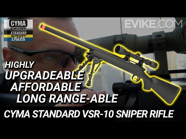 Highly Upgradeable, Affordable & Long Range-able - CYMA VSR-10 Airsoft Sniper Rifle Review